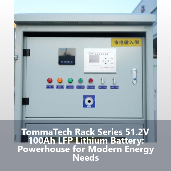 TommaTech Rack Series 51.2V 100Ah LFP Lithium Battery: Powerhouse for Modern Energy Needs